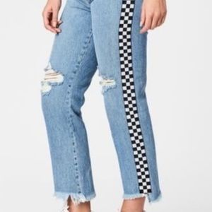 Lf Carmar checkered jeans